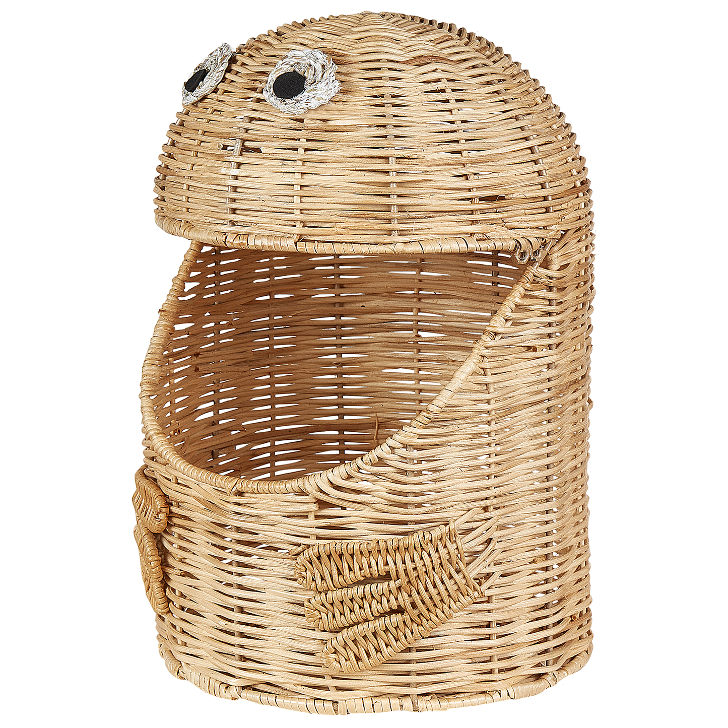 Aufbewahrungskorb Rattan naturfarben 36 cm HORMUZ