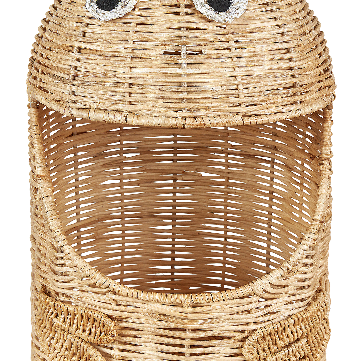Aufbewahrungskorb Rattan naturfarben 36 cm HORMUZ