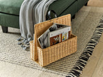 Zeitschriftenständer Rattan naturfarben 43 x 20 cm LARAK