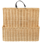 Zeitschriftenständer Rattan naturfarben 43 x 20 cm LARAK