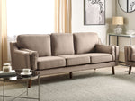 3-Sitzer Sofa hellbraun LOKKA