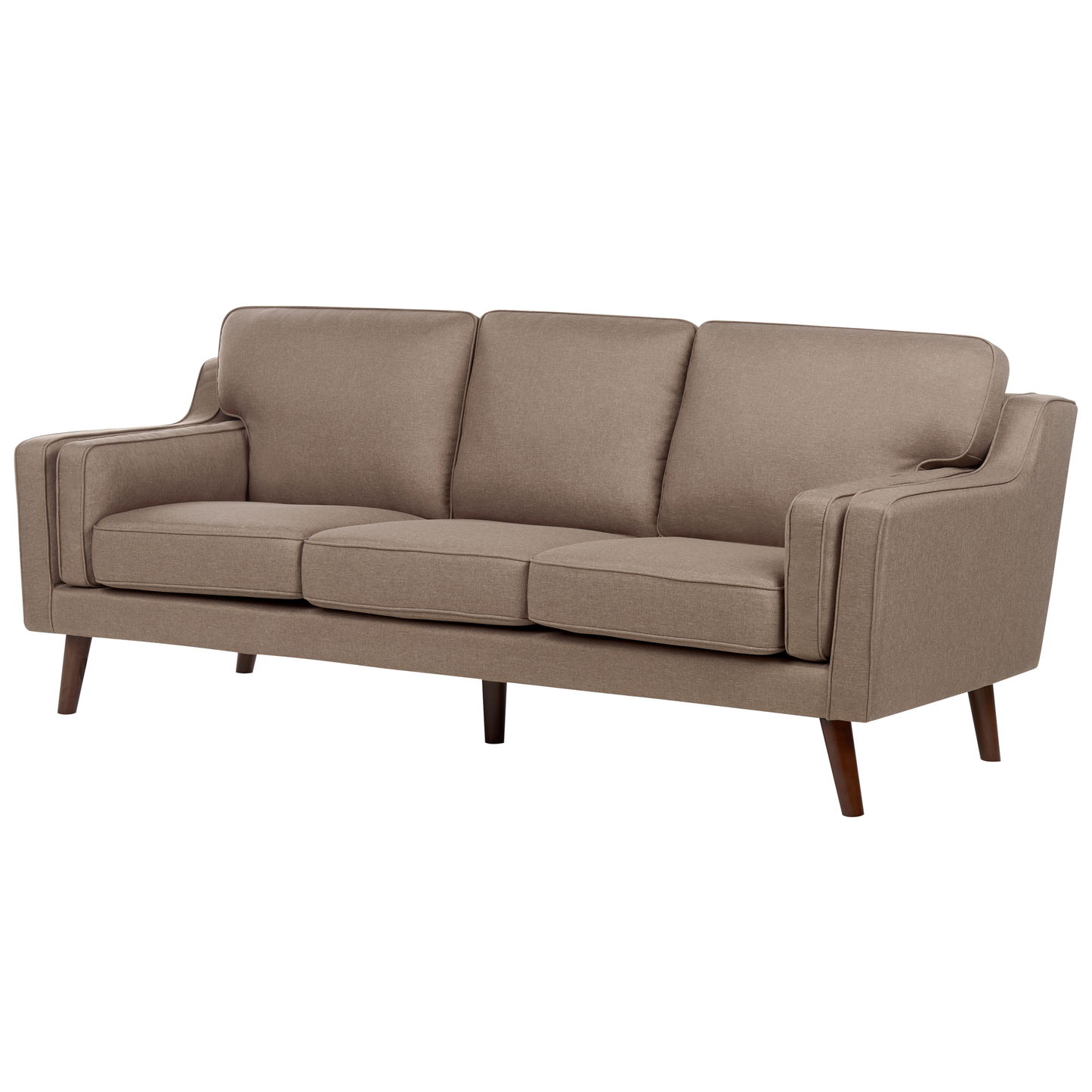 3-Sitzer Sofa hellbraun LOKKA