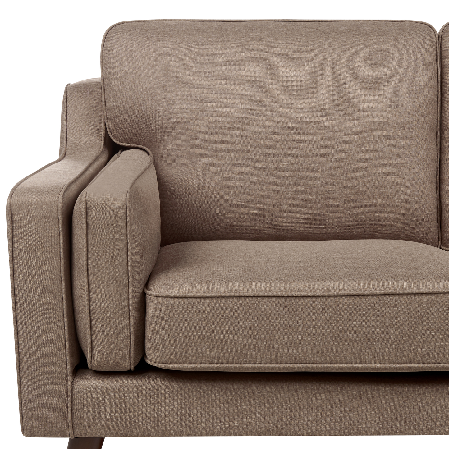 3-Sitzer Sofa hellbraun LOKKA