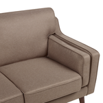 3-Sitzer Sofa hellbraun LOKKA