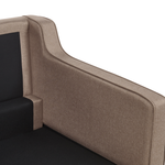 3-Sitzer Sofa hellbraun LOKKA