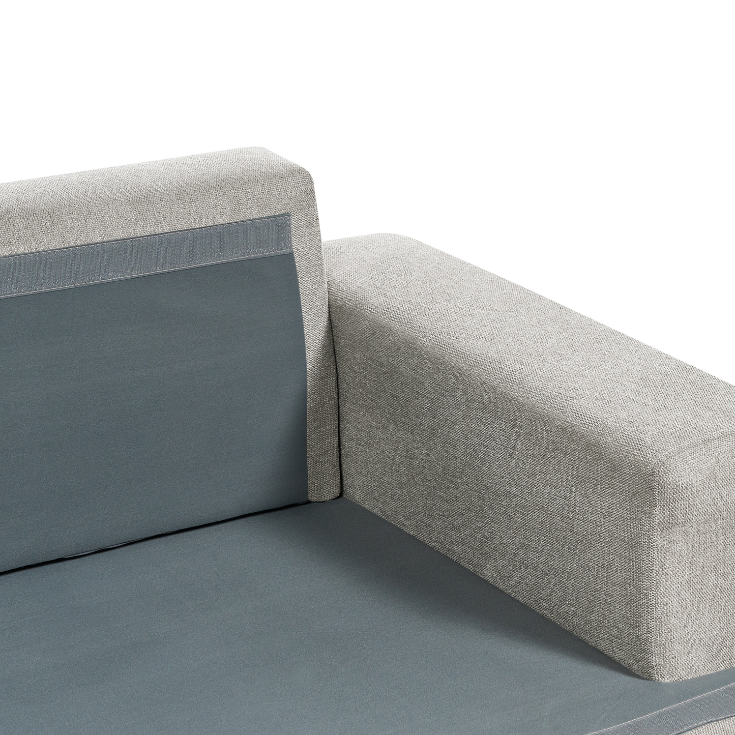 3-Sitzer Sofa hellgrau ALLA