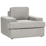 Sofa Set hellgrau 4-Sitzer ALLA