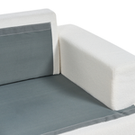 3-Sitzer Sofa Bouclé cremeweiss ALLA