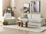 Sofa Set Bouclé cremeweiss 4-Sitzer ALLA