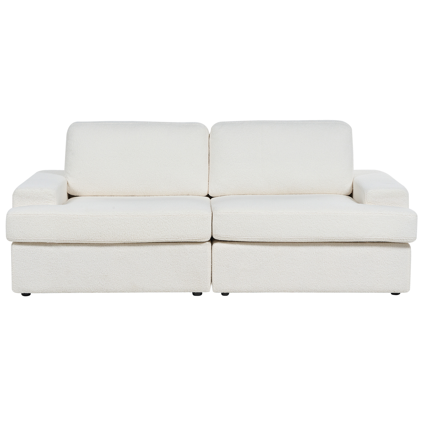 Sofa Set Bouclé cremeweiss 4-Sitzer ALLA
