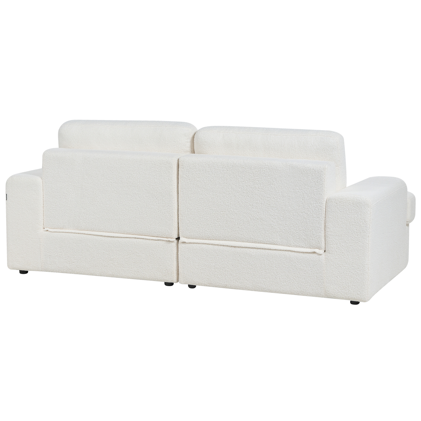Sofa Set Bouclé cremeweiss 4-Sitzer ALLA