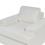 Sofa Set Bouclé cremeweiss 4-Sitzer ALLA