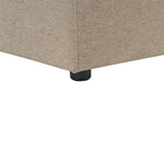 4-Sitzer Ecksofa beige linksseitig LAXA
