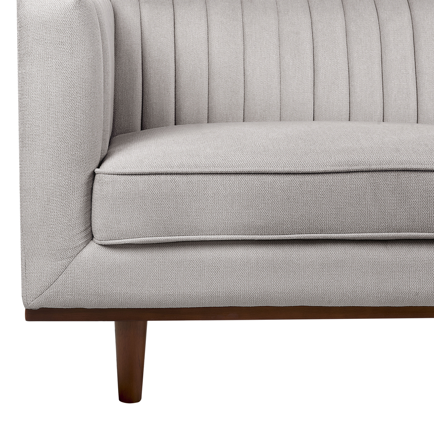 3-Sitzer Sofa hellgrau SKAULE