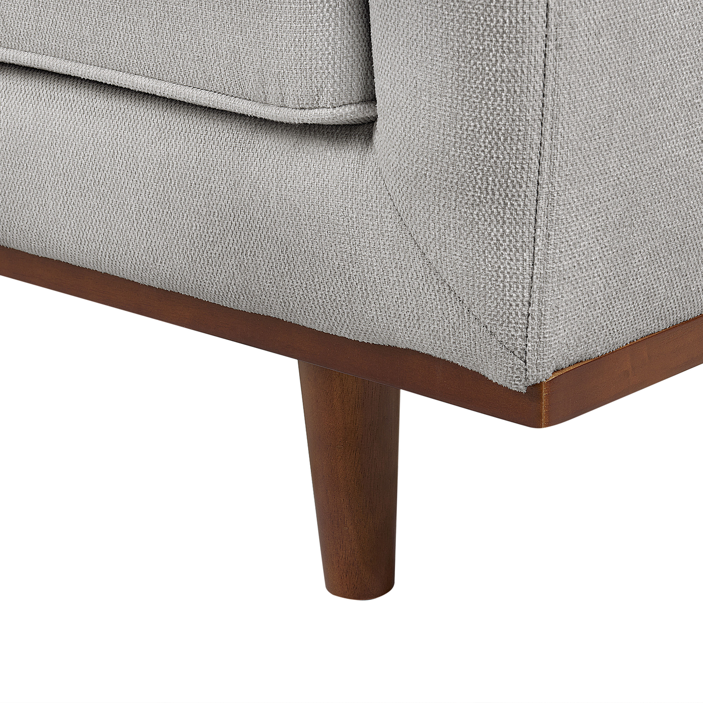 3-Sitzer Sofa hellgrau SKAULE