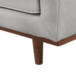 3-Sitzer Sofa hellgrau SKAULE