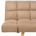 3-Sitzer Schlafsofa hellbraun INGARO