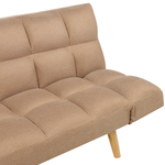 3-Sitzer Schlafsofa hellbraun INGARO