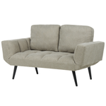 2-Sitzer Schlafsofa hellgrün BREKKE