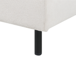 3-Sitzer Ecksofa hellbeige linksseitig EGERIS