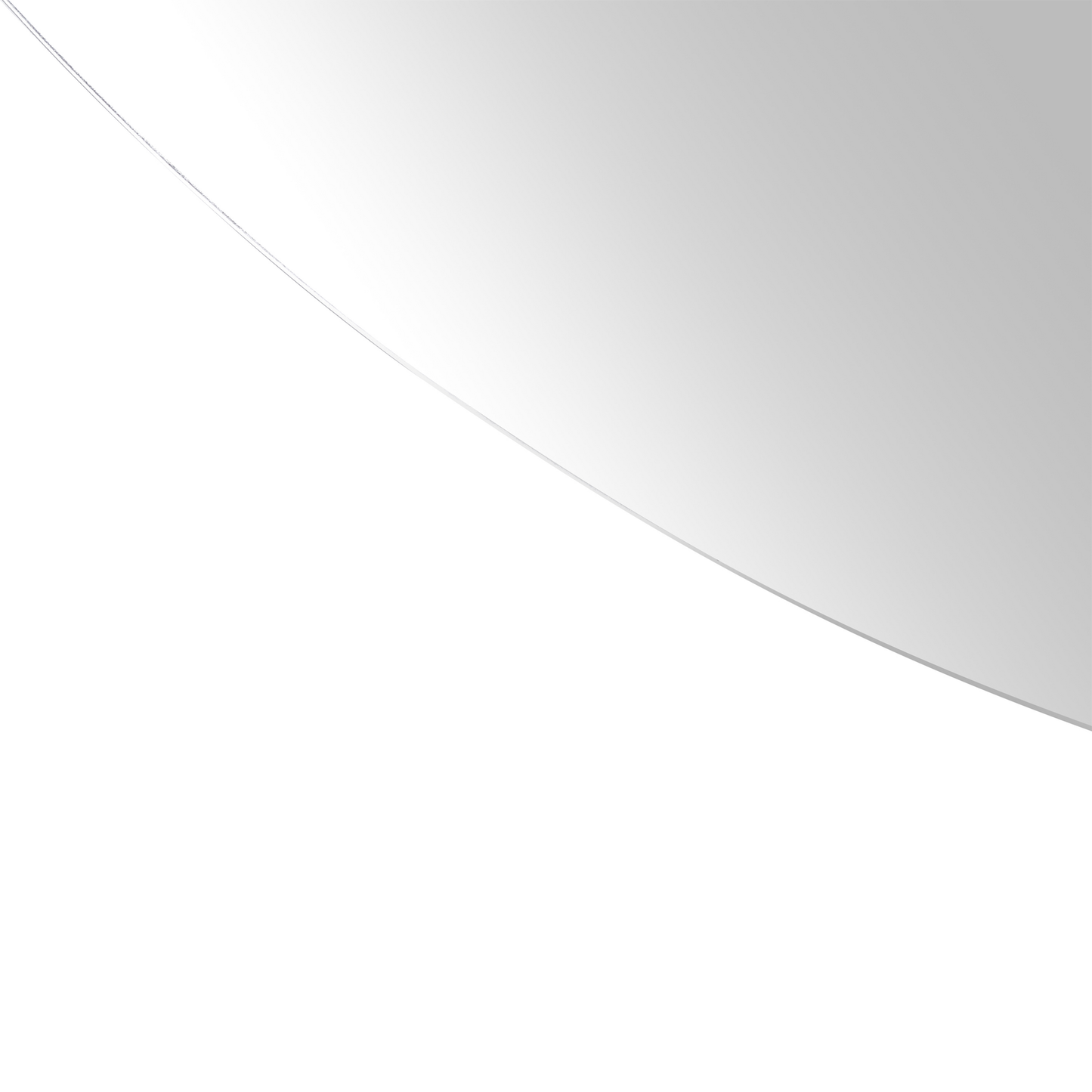LED-Badezimmer-Spiegel LOUE 50 cm 100 cm Silber