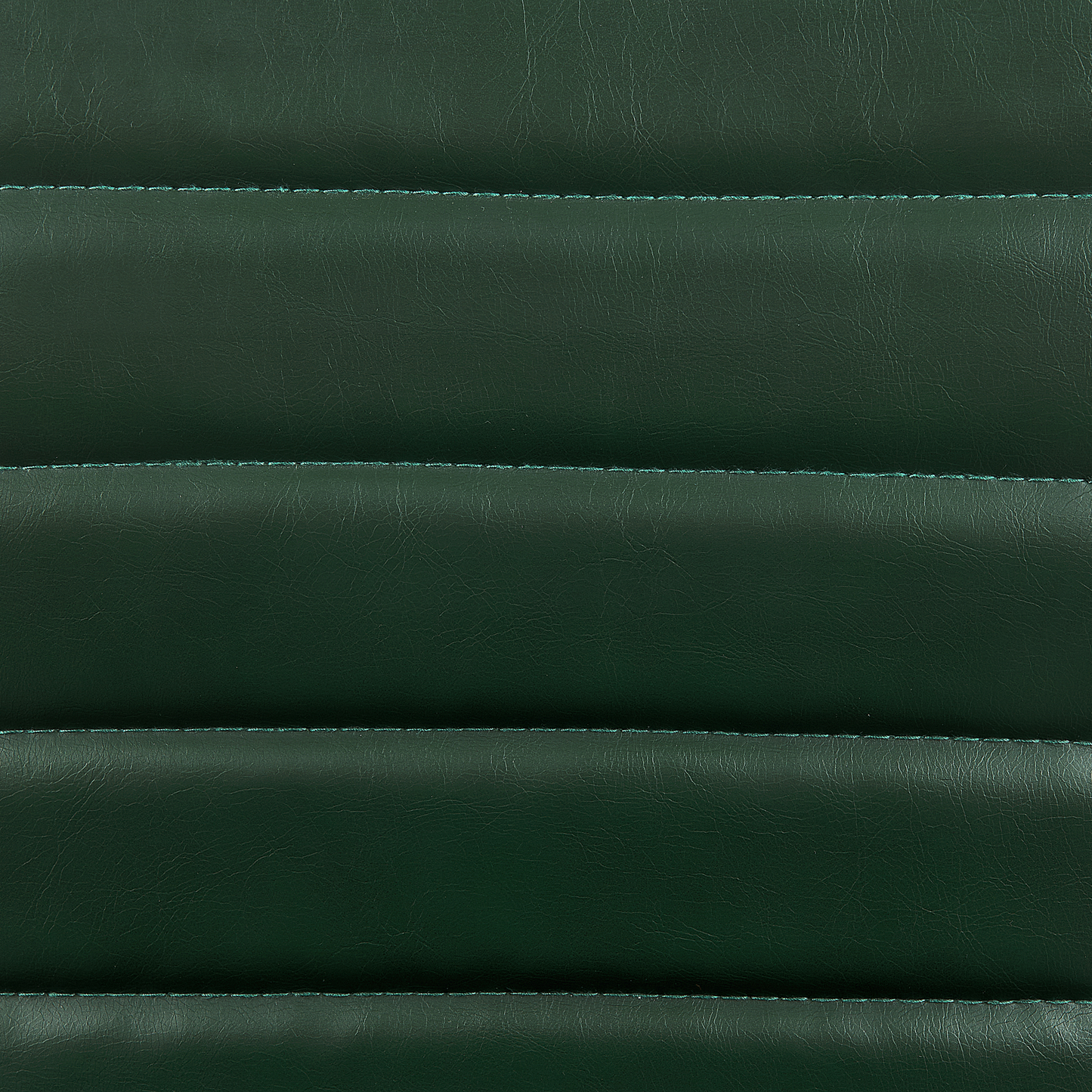 Set mit 2 Barstühlen LUCERNE Kunstleder drehbar Dunkelgrün