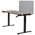 Schreibtischtrennwand hellgrau 72 x 50 cm SPLIT