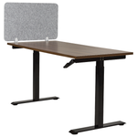 Schreibtischtrennwand hellgrau 80 x 50 cm SPLIT