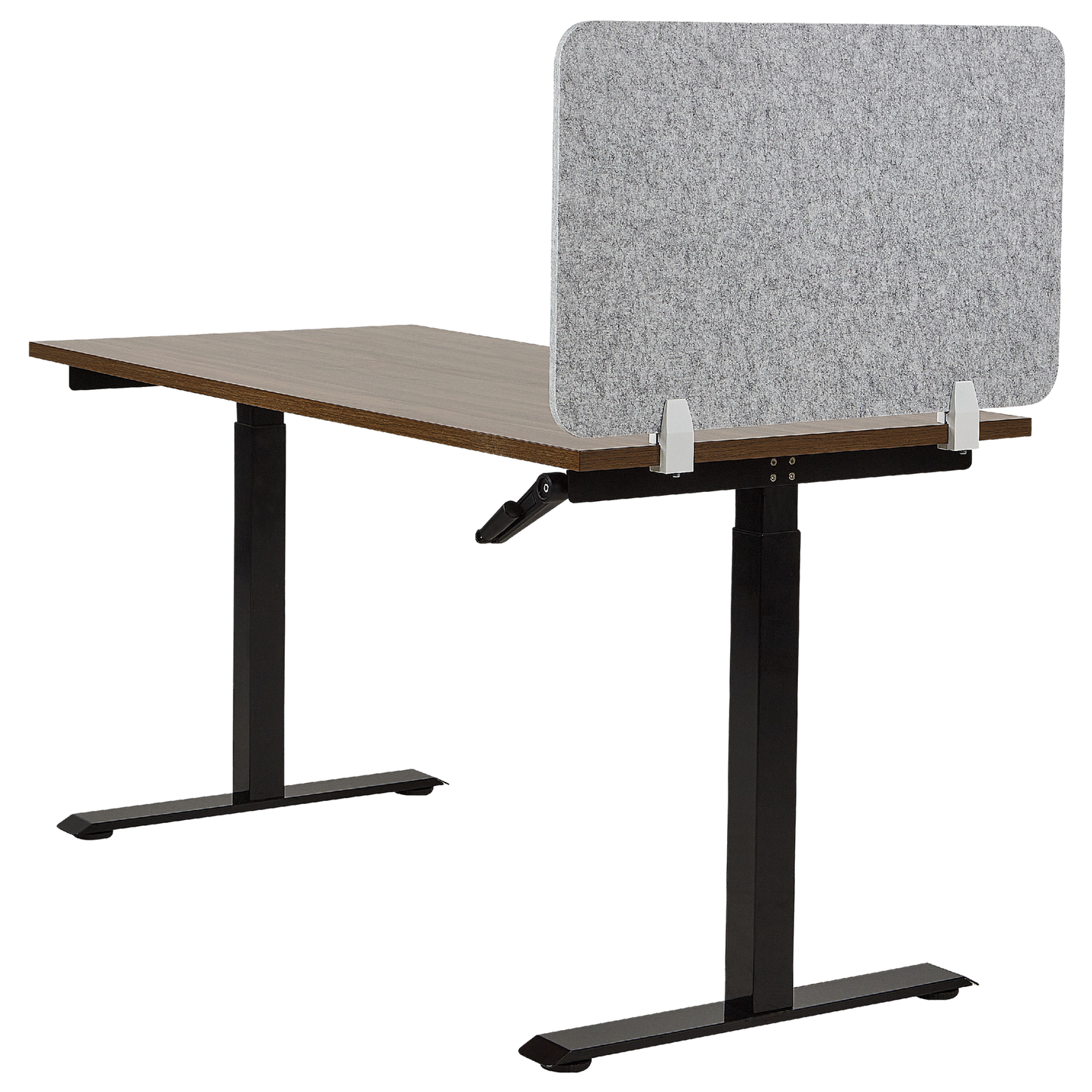 Schreibtischtrennwand hellgrau 80 x 50 cm SPLIT