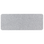 Schreibtischtrennwand hellgrau 130 x 50 cm SPLIT