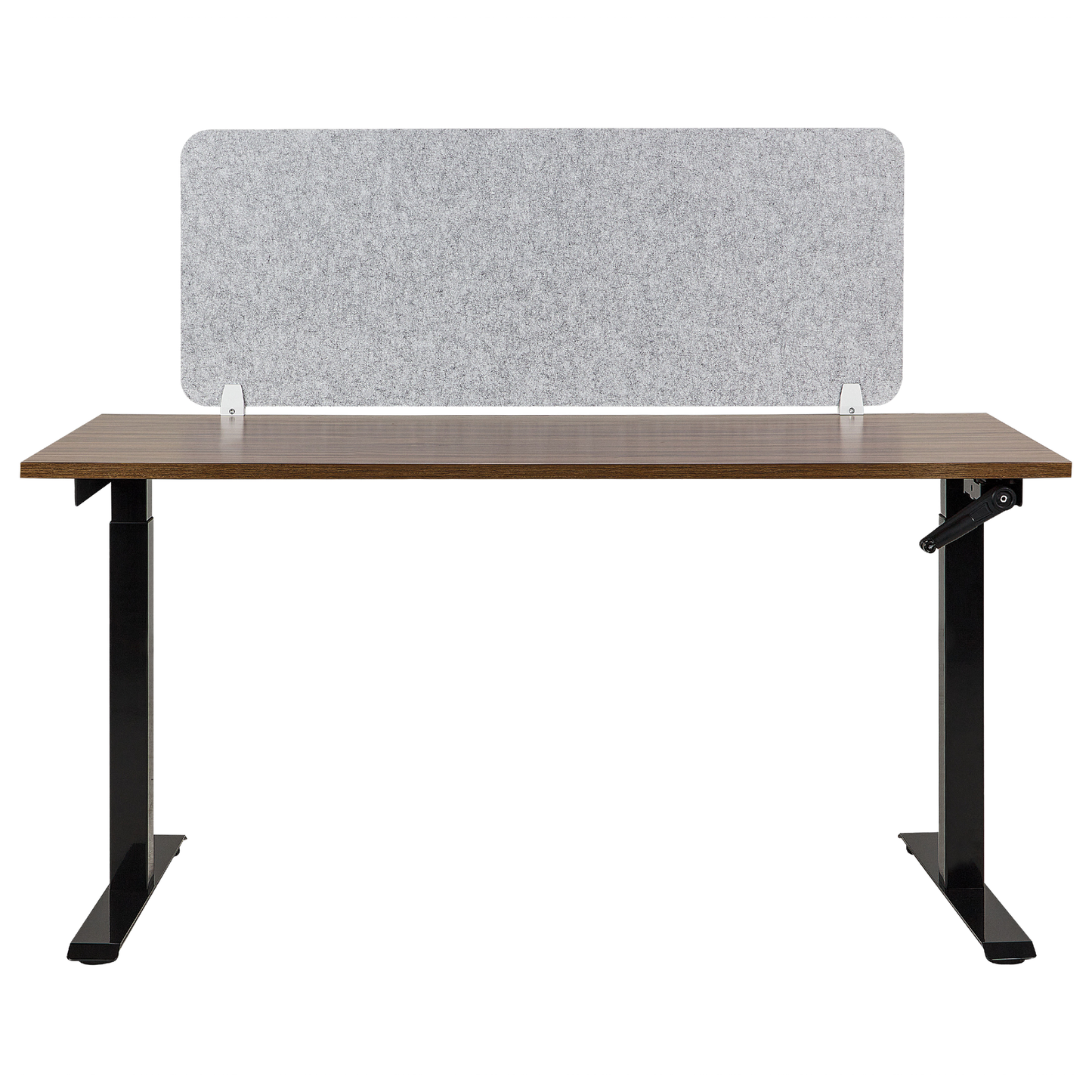 Schreibtischtrennwand hellgrau 130 x 50 cm SPLIT