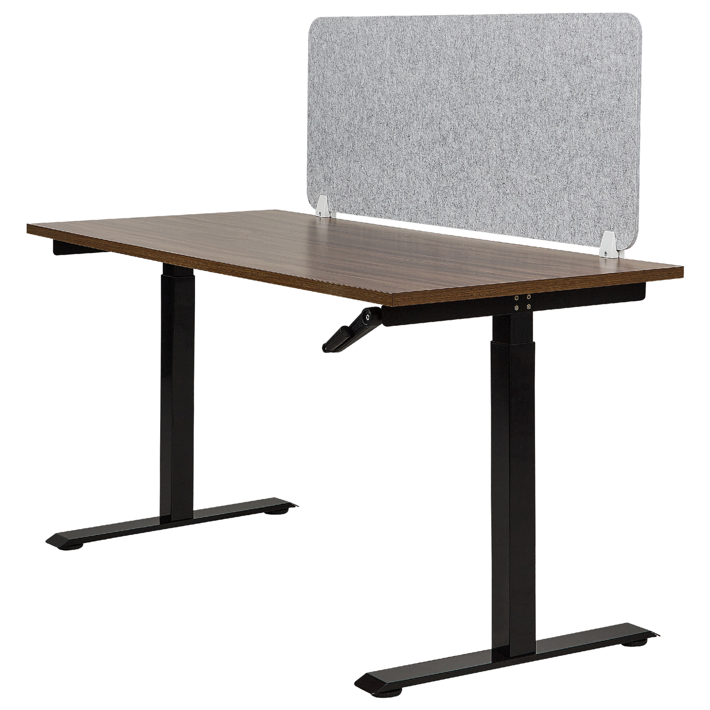 Schreibtischtrennwand hellgrau 130 x 50 cm SPLIT