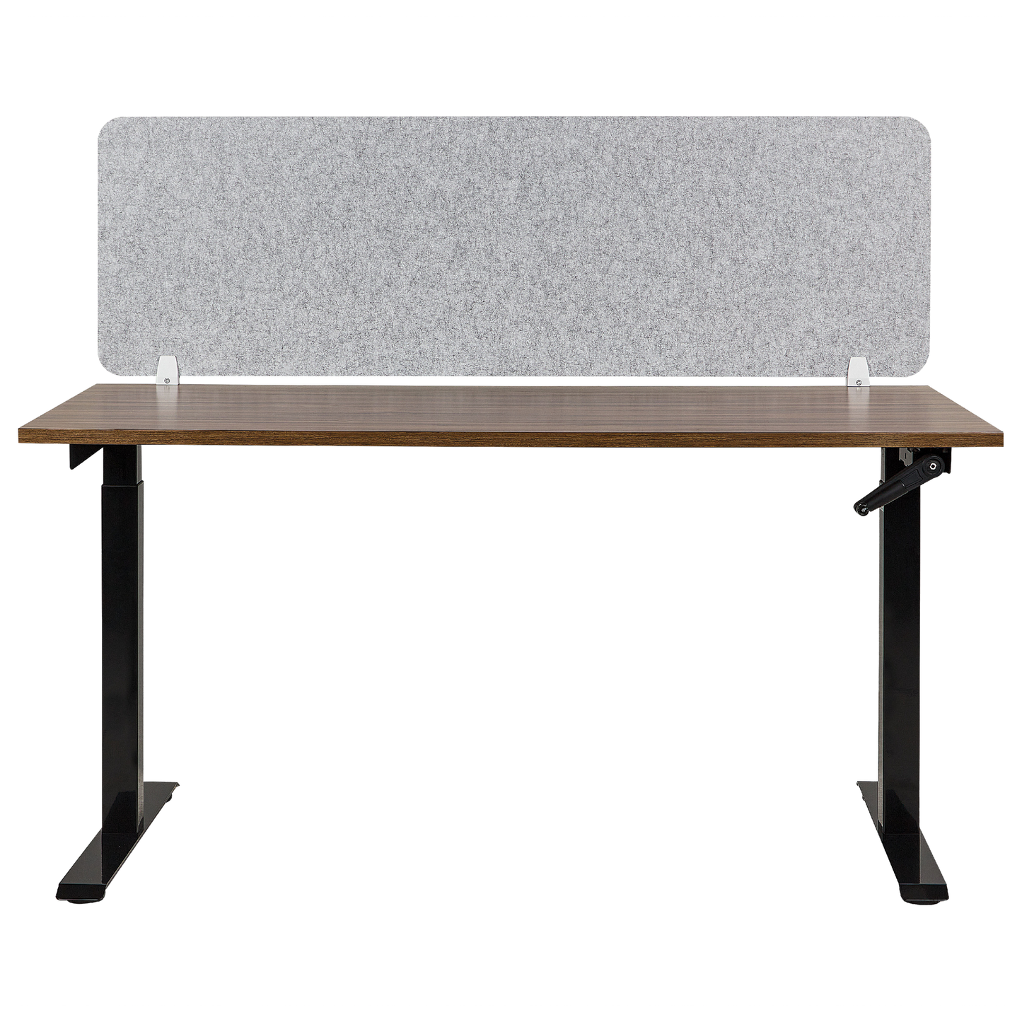 Schreibtischtrennwand hellgrau 160 x 50 cm SPLIT