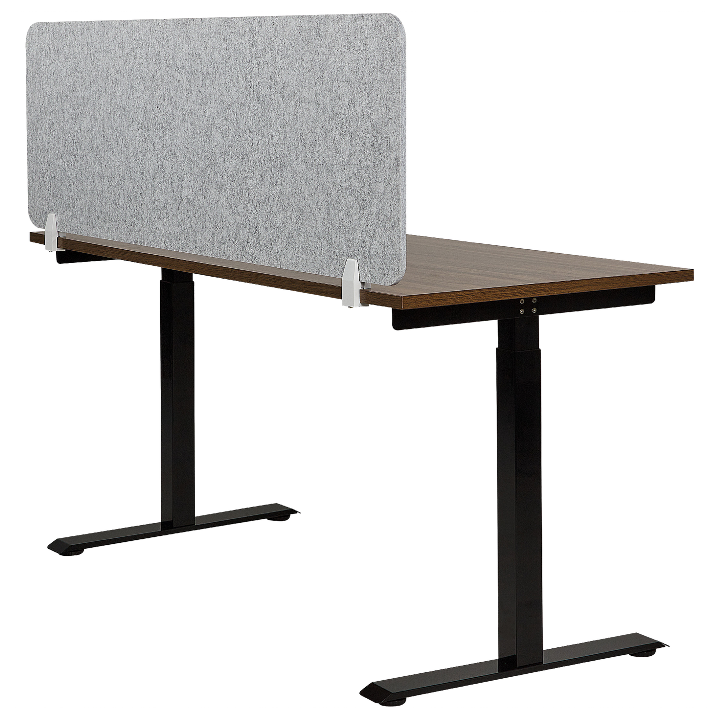 Schreibtischtrennwand hellgrau 160 x 50 cm SPLIT