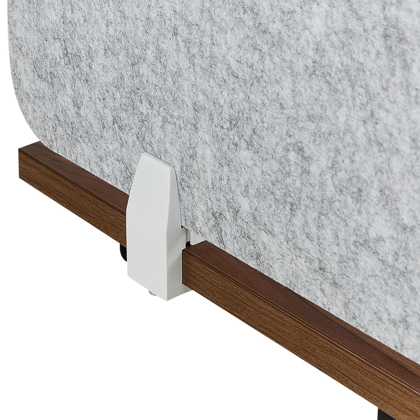 Schreibtischtrennwand hellgrau 160 x 50 cm SPLIT