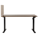 Schreibtischtrennwand beige 80 x 50 cm SPLIT