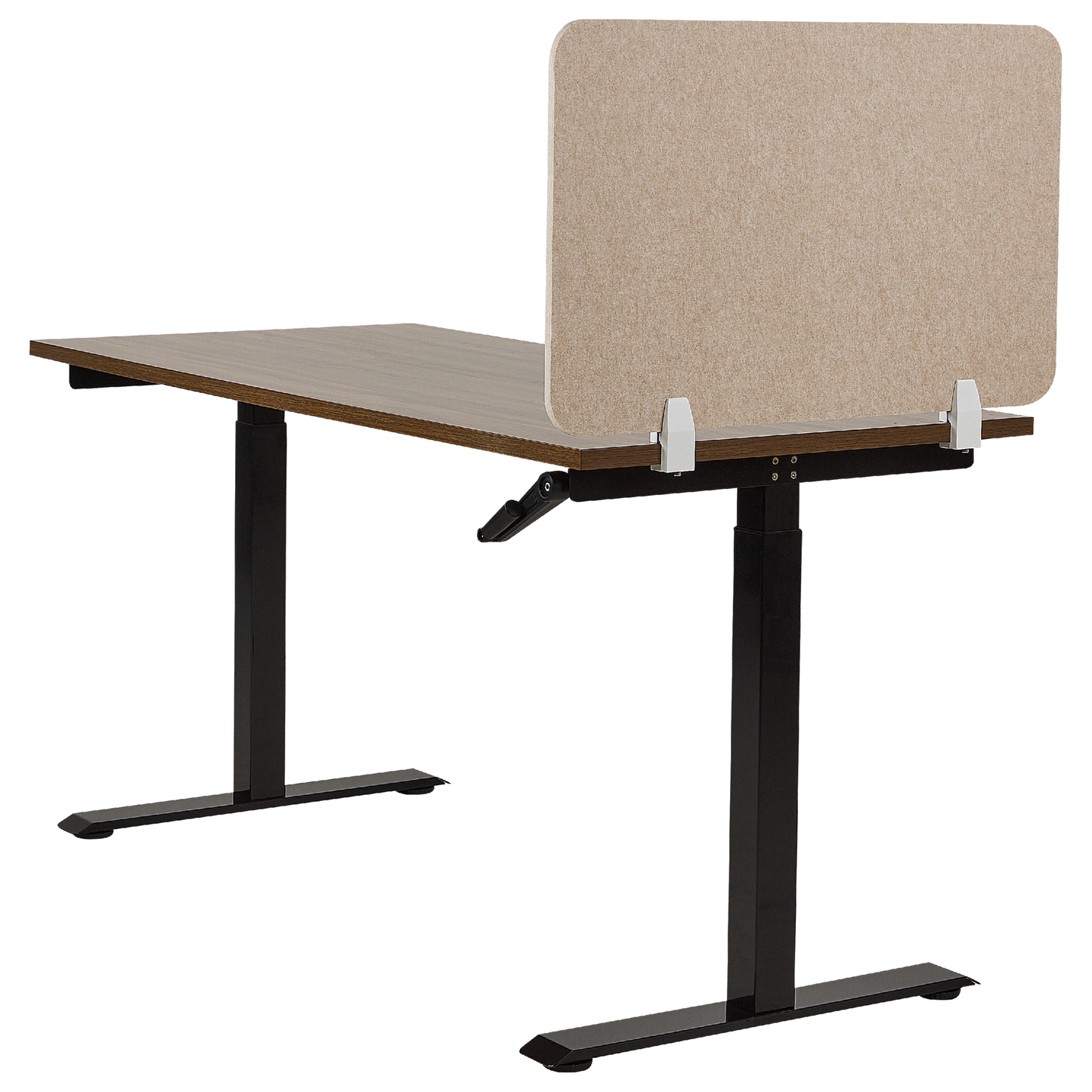 Schreibtischtrennwand beige 80 x 50 cm SPLIT