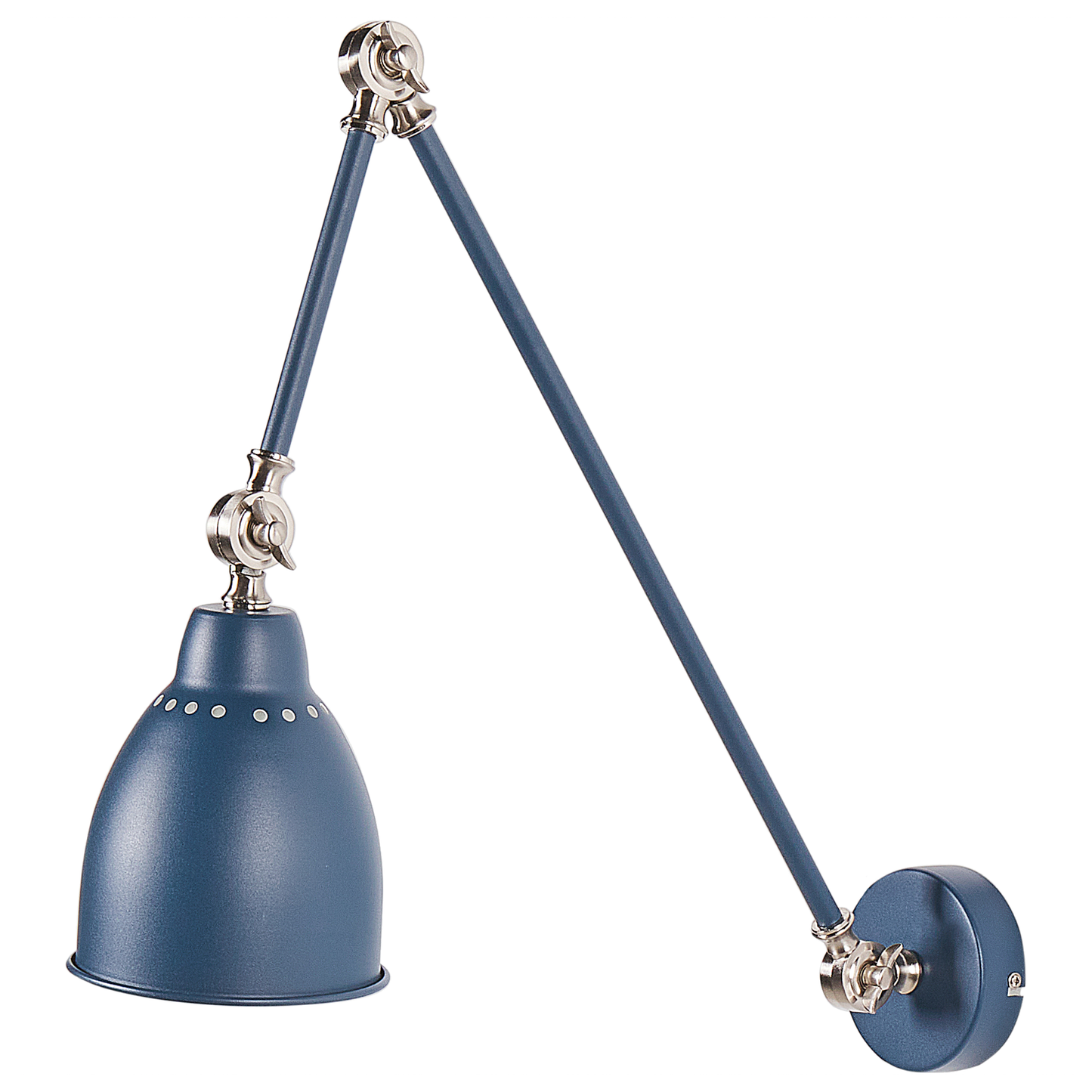 Wandlampe MISSISSIPPI verstellbar Metall Dunkelblau