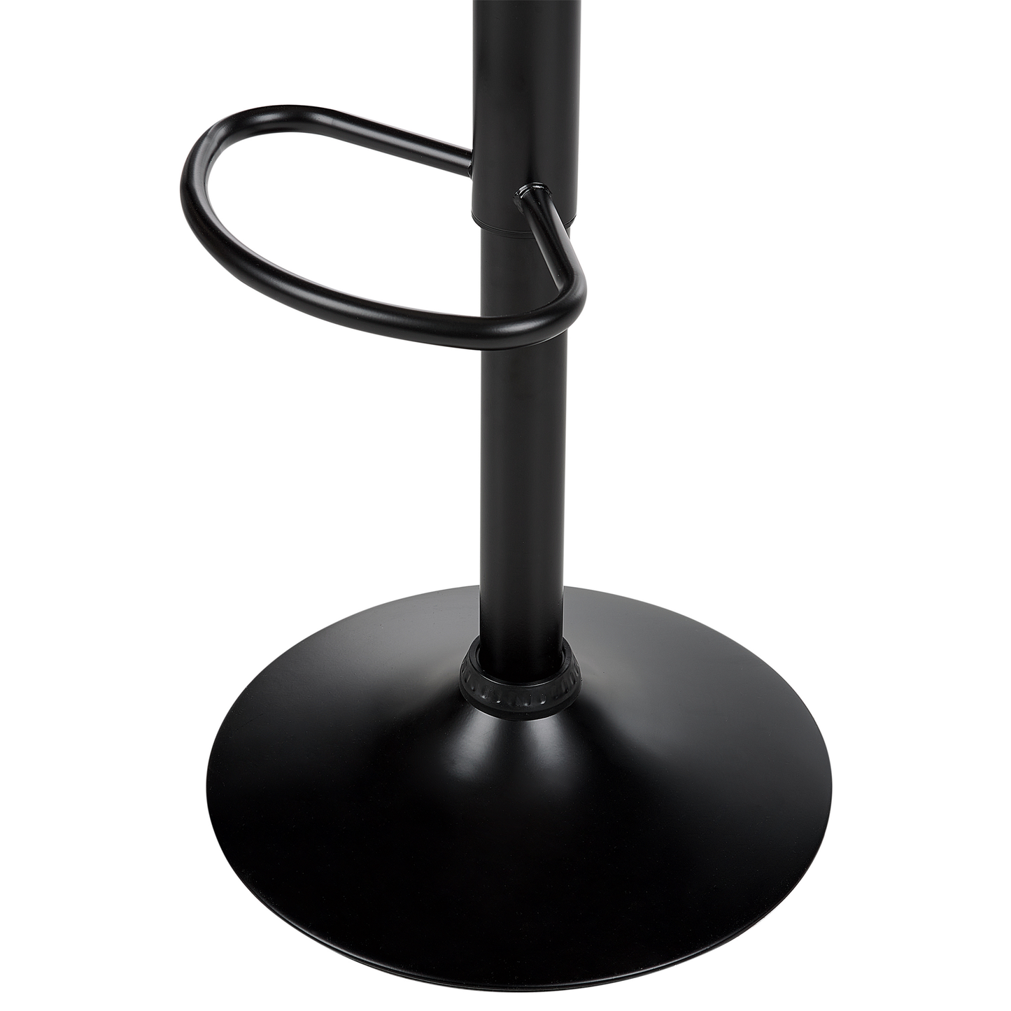 Set mit 2 Barstühlen VALETTA Kunstleder drehbar Goldbraun