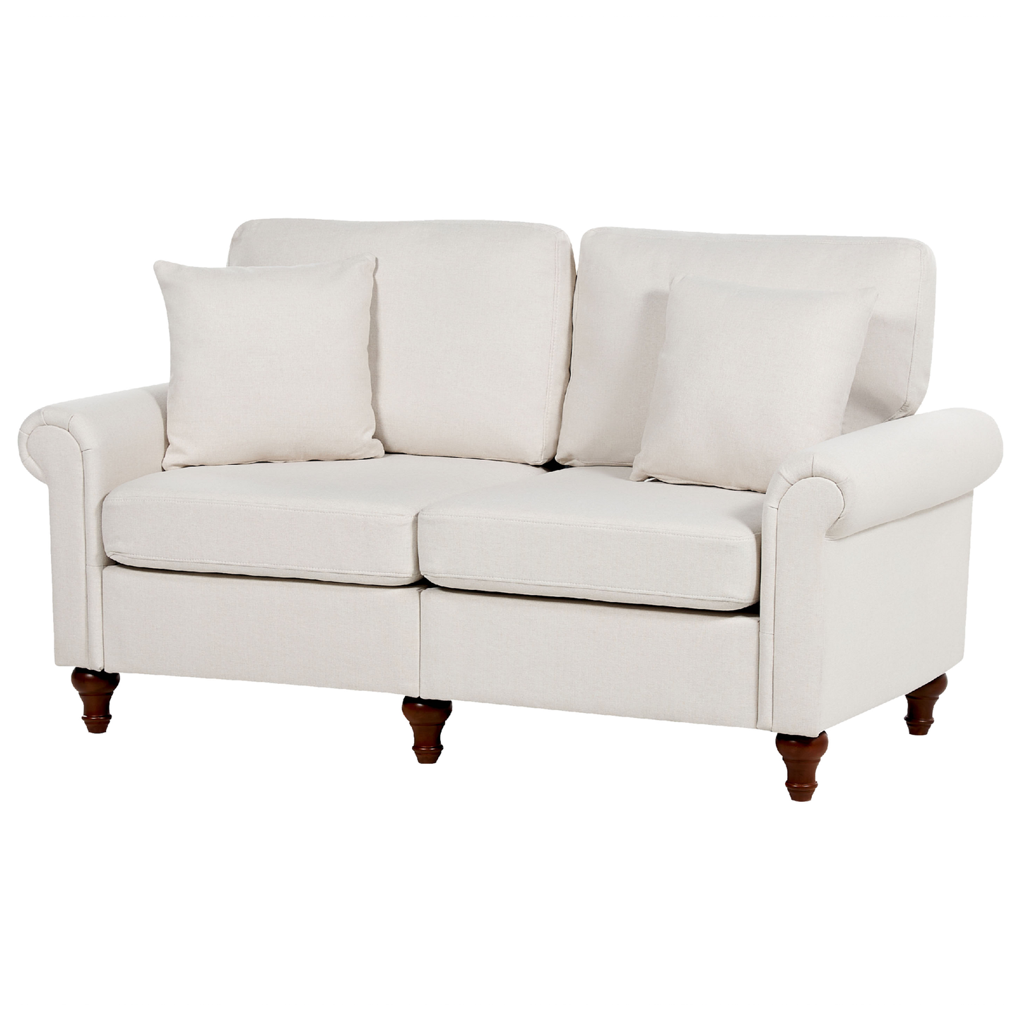 2-Sitzer Sofa hellbeige GINNERUP