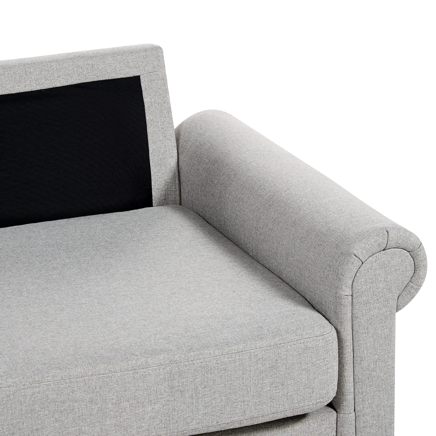 2-Sitzer Sofa hellgrau GINNERUP