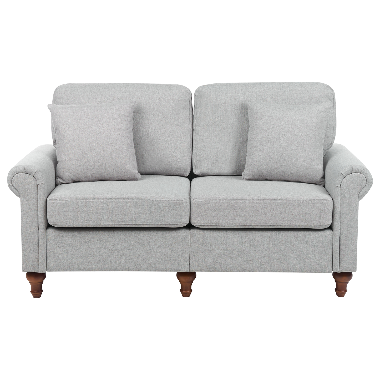 Sofa Set hellgrau 5-Sitzer GINNERUP