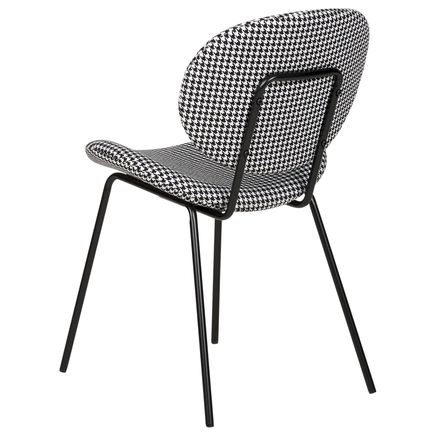 Esszimmerstuhl 2er Set LUANA Schwarz / Weiss