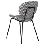 Esszimmerstuhl 2er Set LUANA Schwarz / Weiss