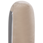 3-Sitzer Sofa Samtstoff sandbeige MAUNU