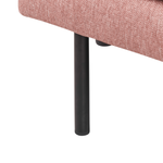 2-Sitzer Ecksofa rosa linksseitig BREDA