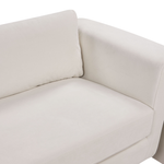 3-Sitzer Sofa Samtstoff hellbeige MAUNU