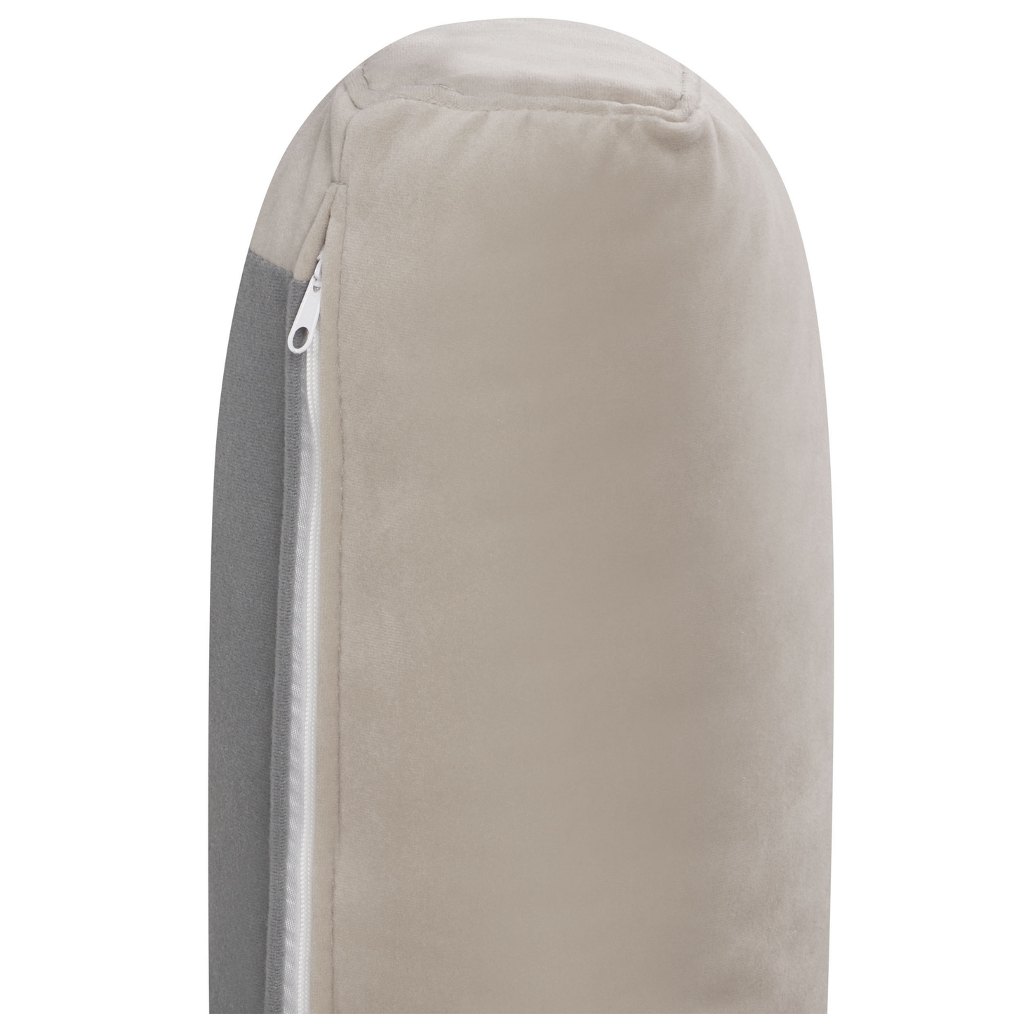 3-Sitzer Sofa Samtstoff taupe MAUNU