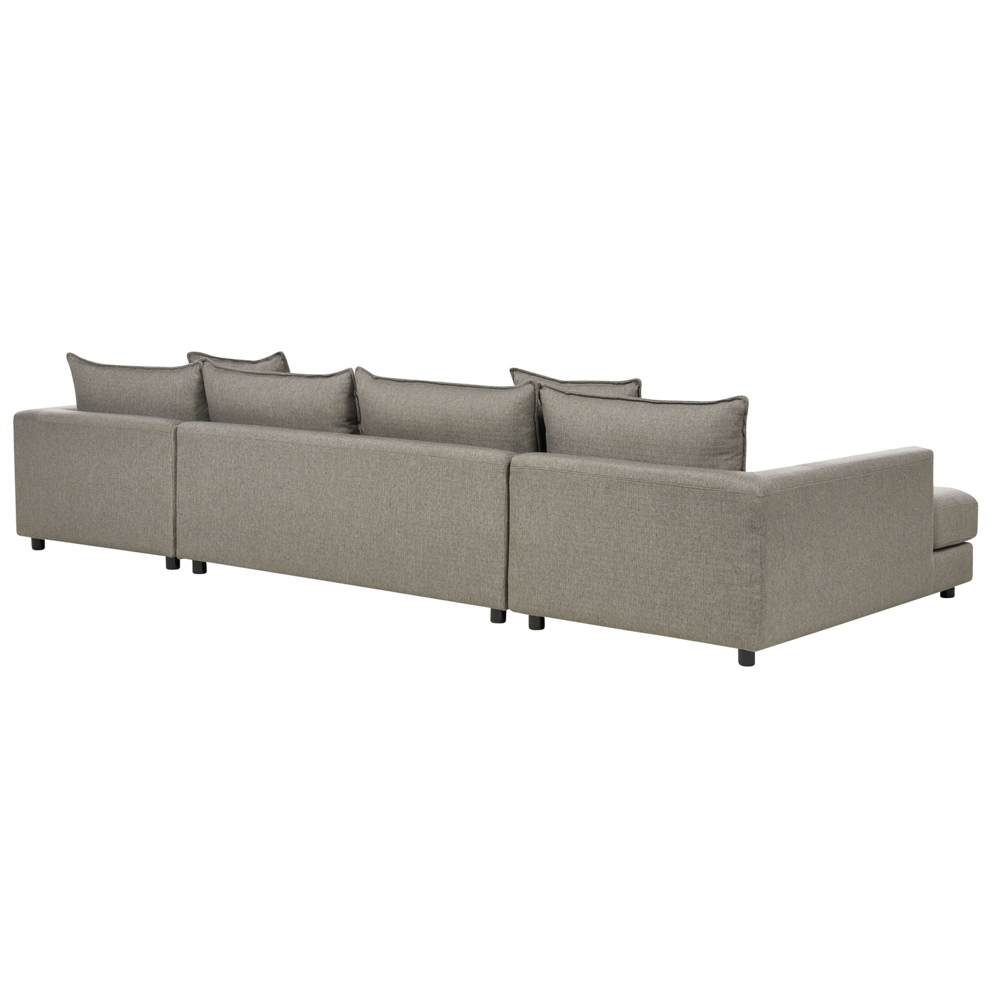 Wohnlandschaft U-förmig taupe 5-Sitzer LILVIKEN