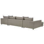 Wohnlandschaft U-förmig taupe 5-Sitzer LILVIKEN